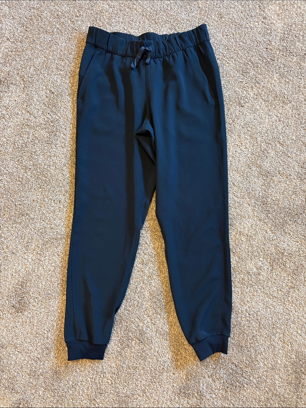 lululemon athletica “On the Fly” Navy Blue Track Joggers - basically new